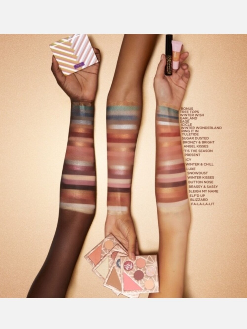 TARTE Gift & Glam Collectors Set 4-Palette Eye & Face Set in Warm Neutrals - Picture 5 of 5